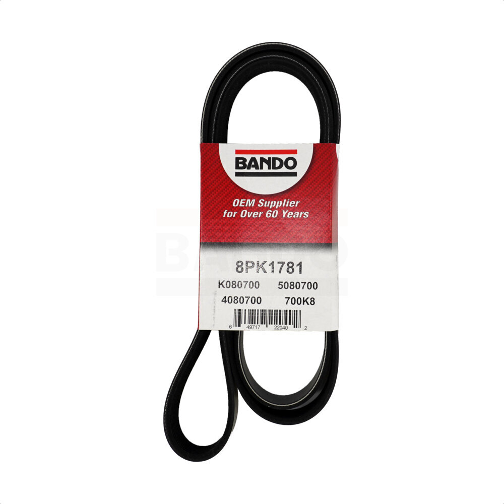 Bando - BAN-8PK1781 - Air Conditioning, Alternator and Power Steering Accessory Drive Belt