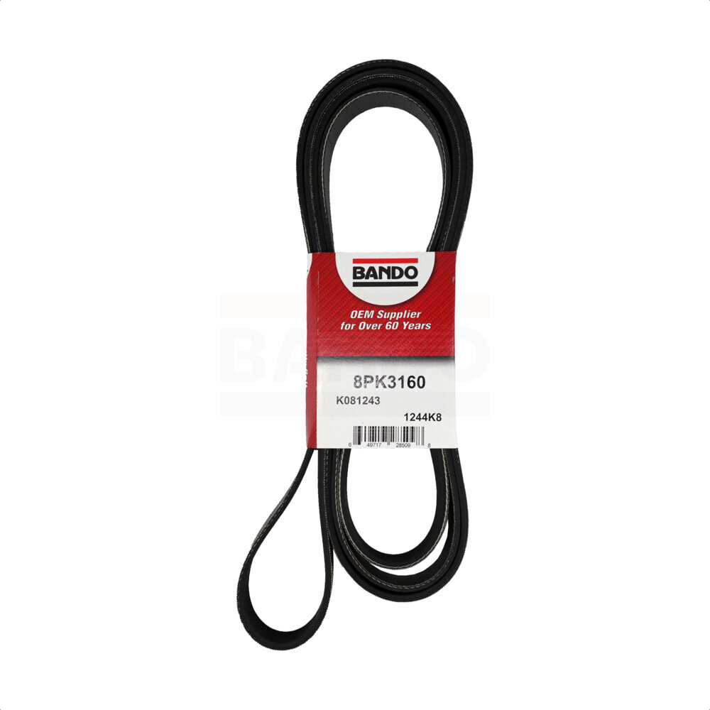 Bando - BAN-8PK3160 - Water Pump, Alternator, Air Conditioning and Power Accessory Drive Belt