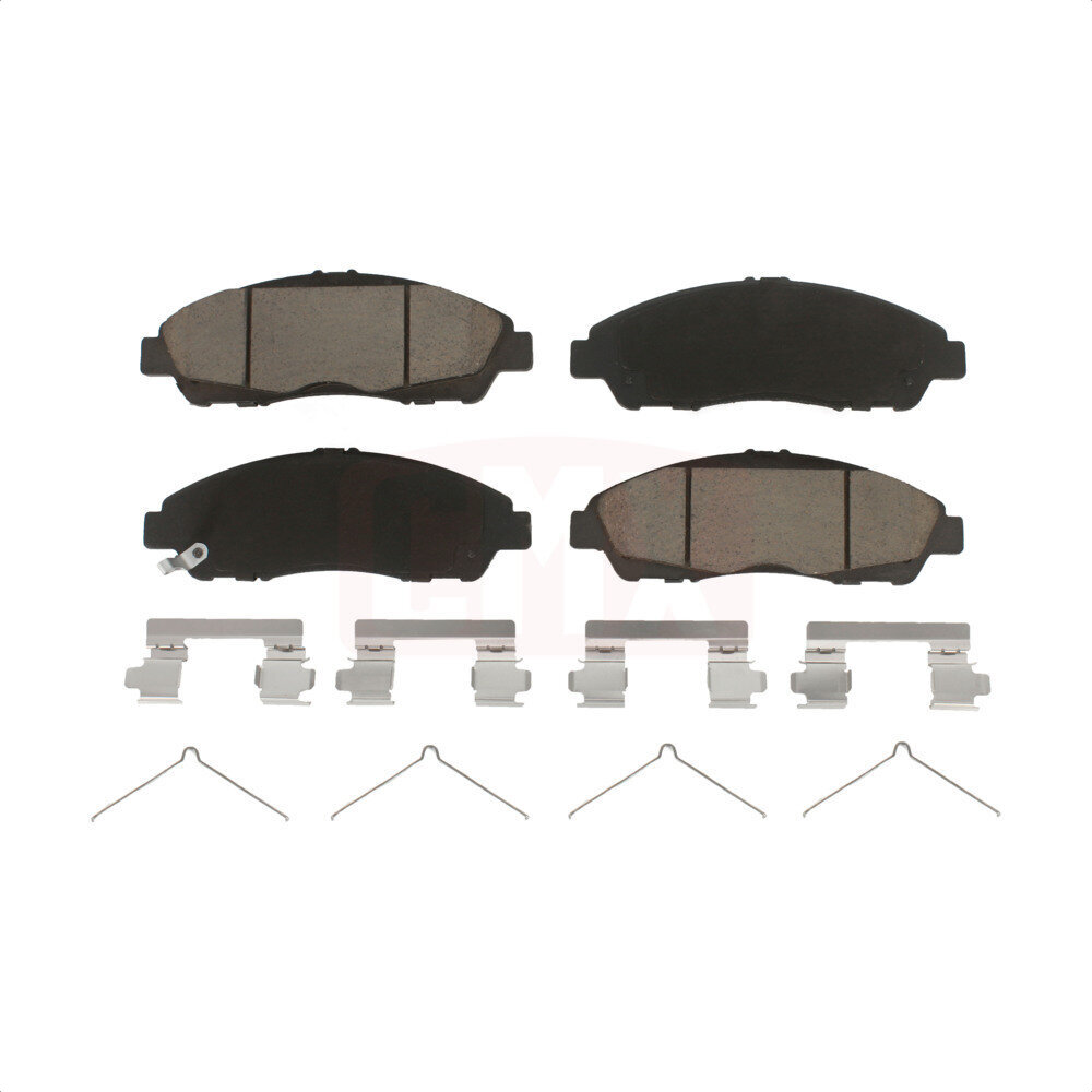 Front+Rear] Disc Brake Rotor Ceramic Pad Kit For Cadillac