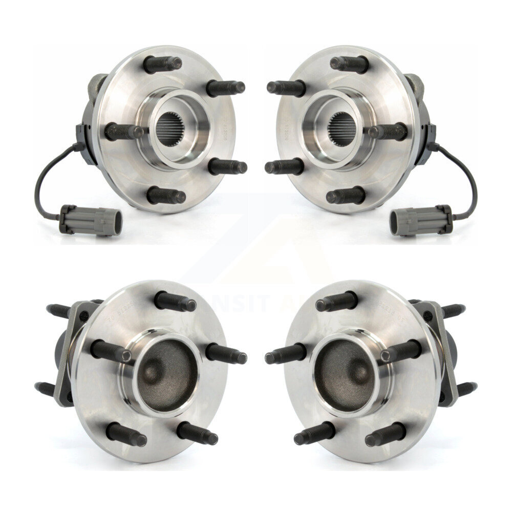 Kugel - K70-101204 - Front and Rear Wheel Bearing and Hub Assembly Kits