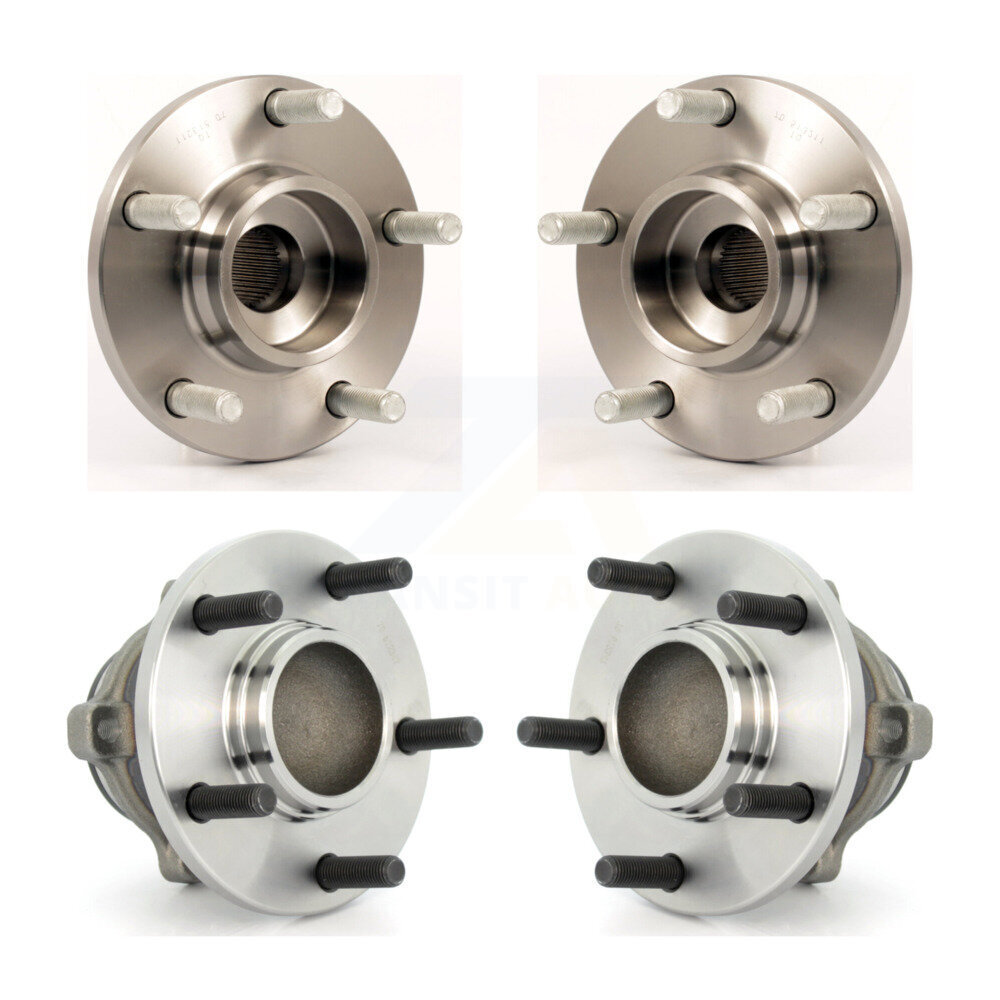 Kugel - K70-101208 - Front and Rear Wheel Bearing and Hub Assembly Kits