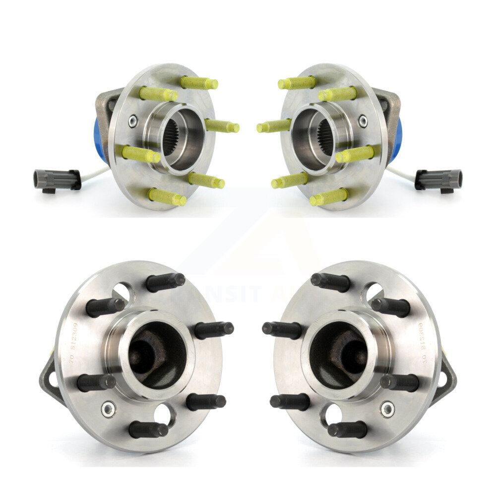 Kugel - K70-101228 - Front and Rear Wheel Bearing and Hub Assembly Kits