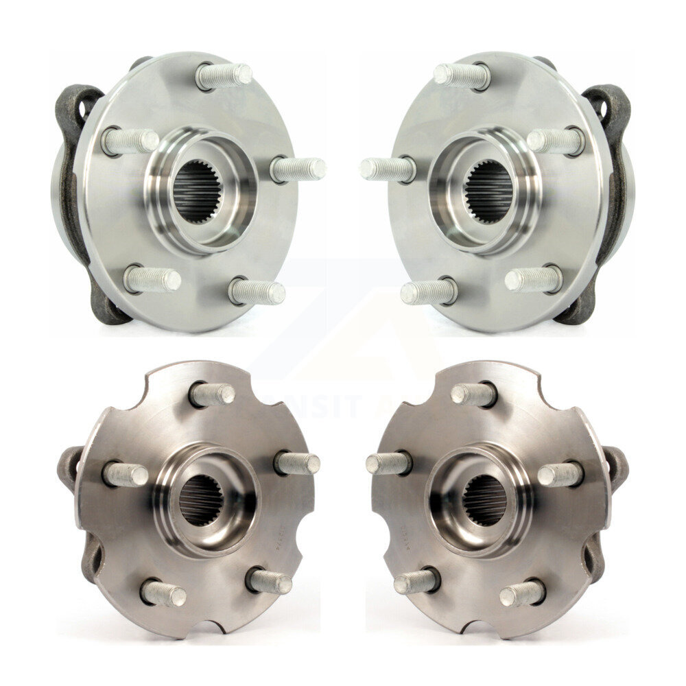Kugel - K70-101247 - Front and Rear Wheel Bearing and Hub Assembly Kits