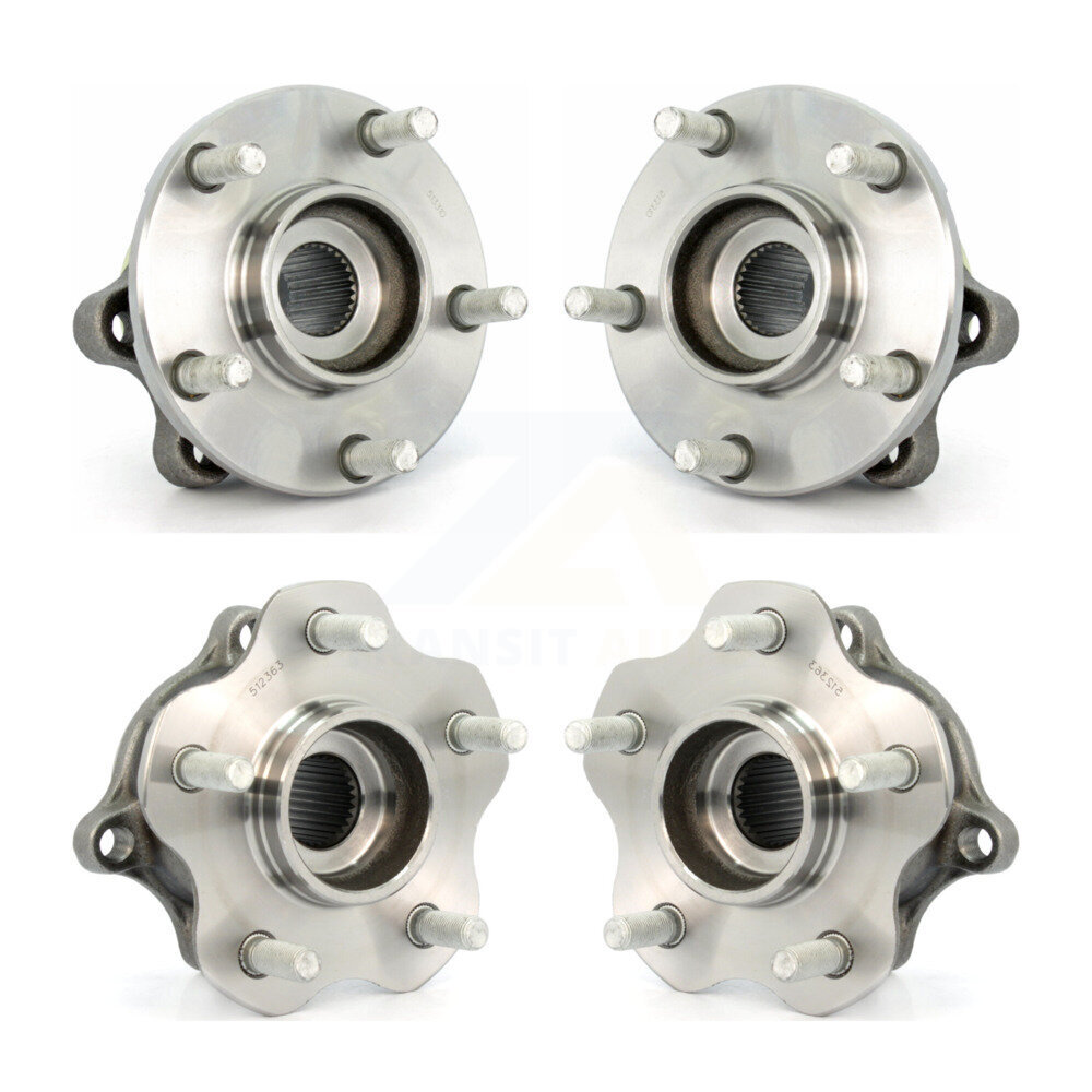 Kugel - K70-101278 - Front and Rear Wheel Bearing and Hub Assembly Kits