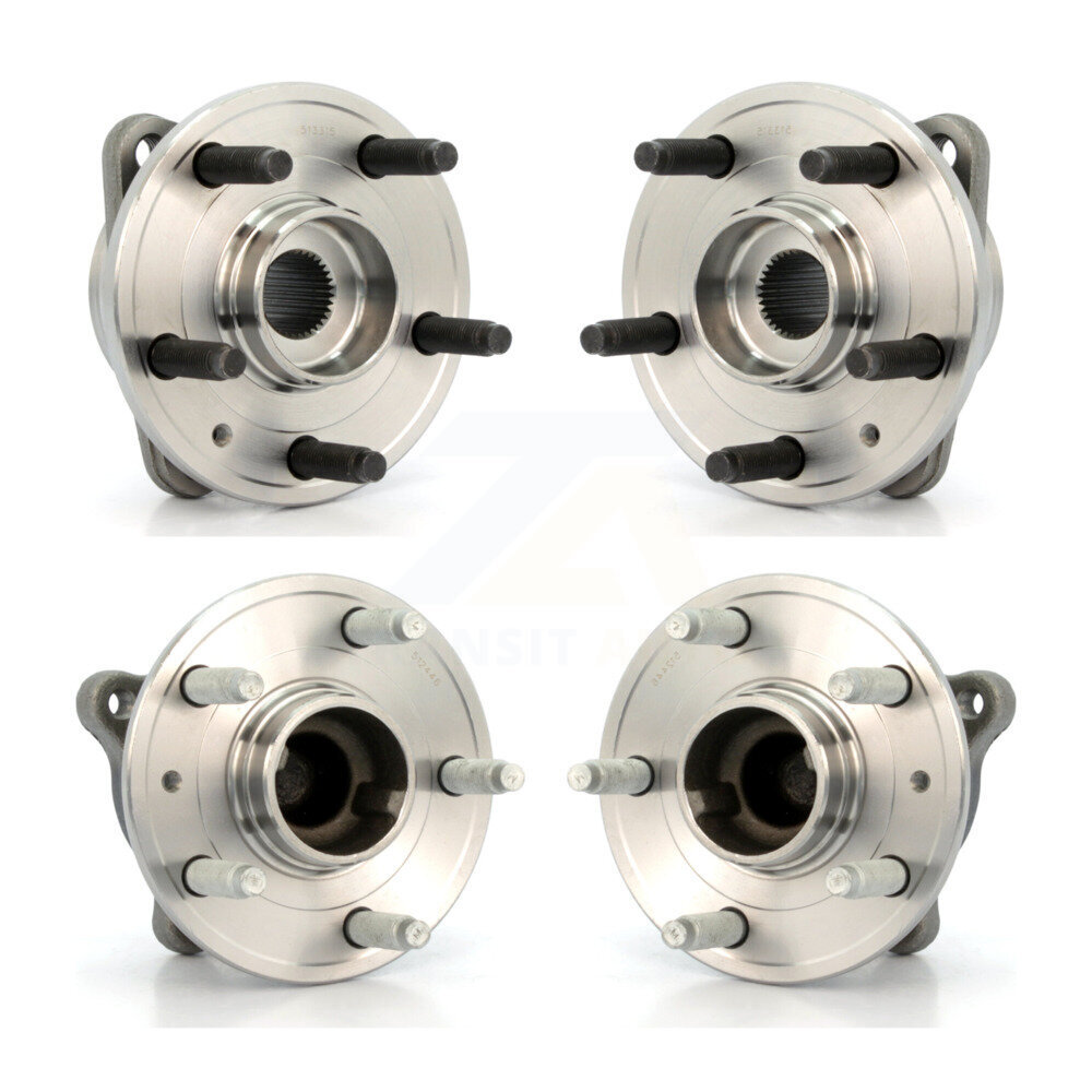 Kugel - K70-101279 - Front and Rear Wheel Bearing and Hub Assembly Kits
