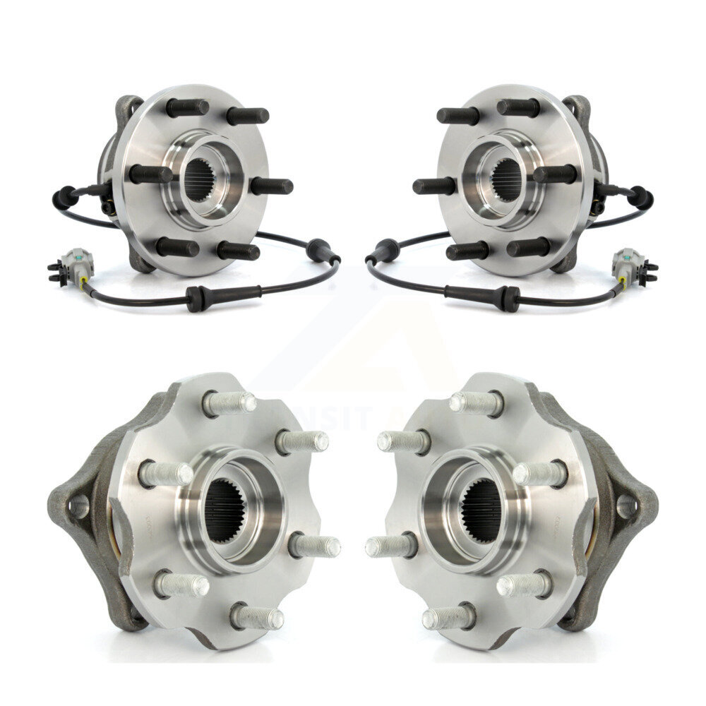 Kugel - K70-101293 - Front and Rear Wheel Bearing and Hub Assembly Kits