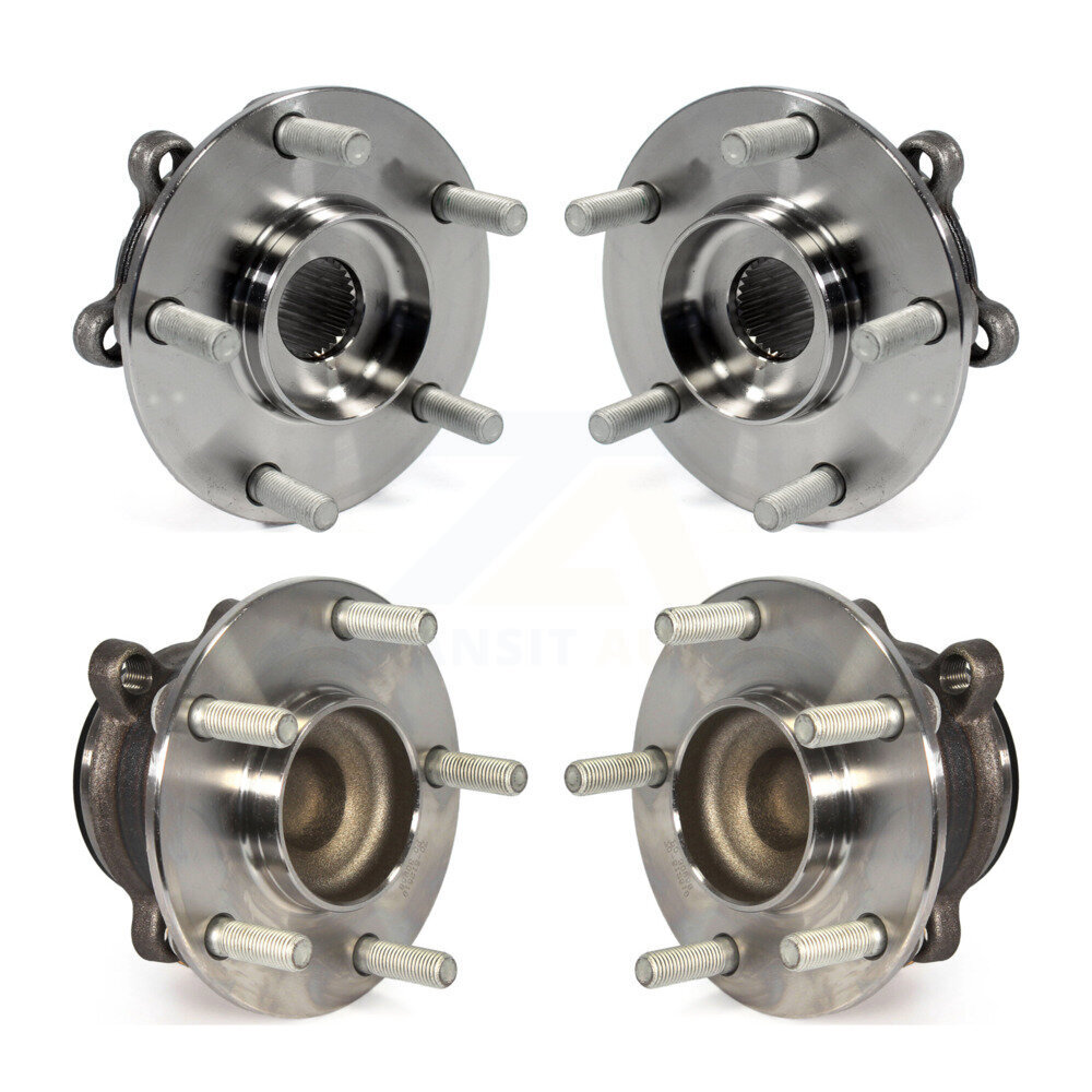 Kugel - K70-101434 - Front and Rear Wheel Bearing and Hub Assembly Kits