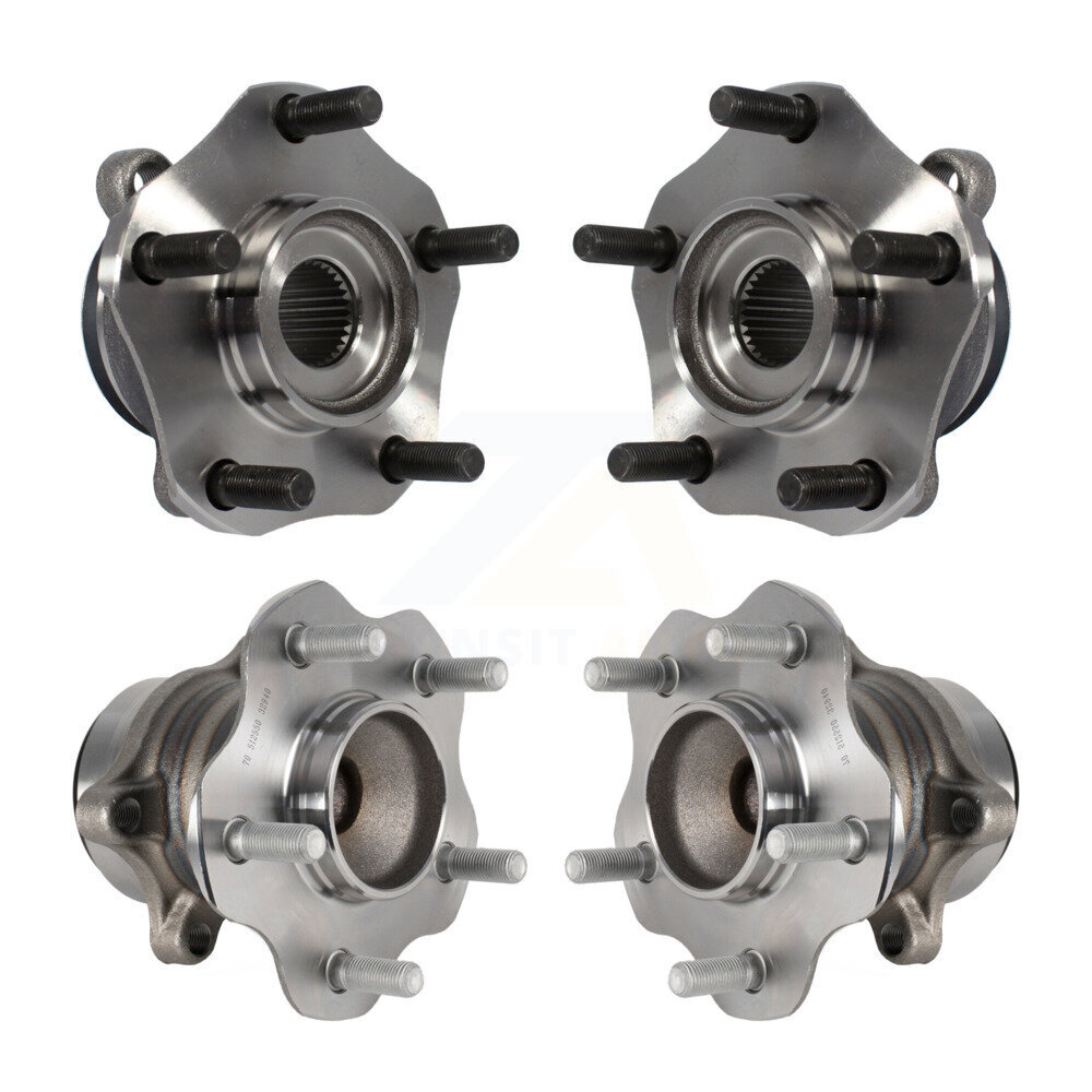 Kugel - K70-101463 - Front and Rear Wheel Bearing and Hub Assembly Kits