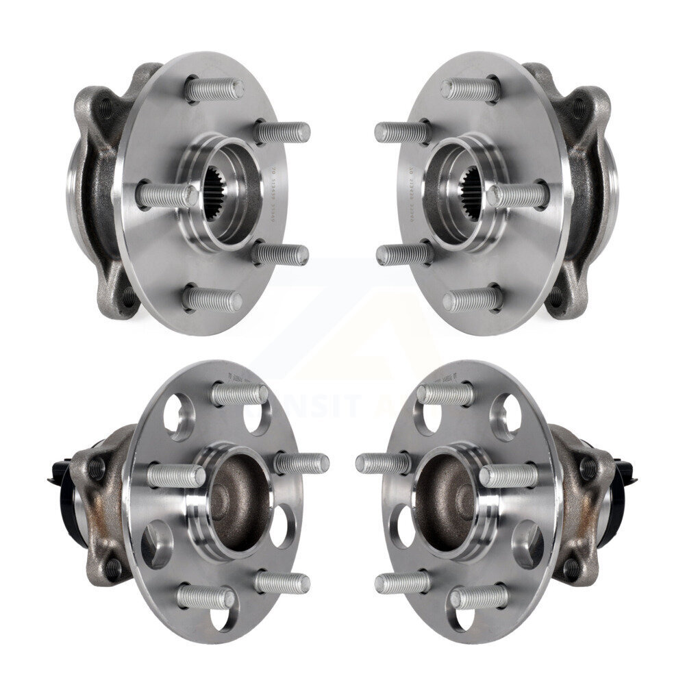 Kugel - K70-101849 - Front and Rear Wheel Bearing and Hub Assembly Kits