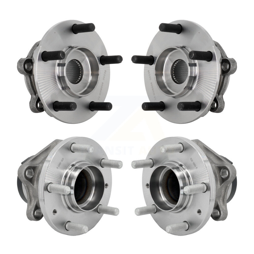 Kugel - K70-102030 - Front and Rear Wheel Bearing and Hub Assembly Kits