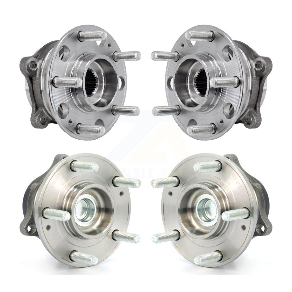 Kugel - K70-102237 - Front and Rear Wheel Bearing and Hub Assembly Kits