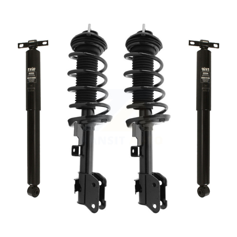 Transit Auto Front Rear Complete Suspension Shocks Strut And Coil Spring Mount Assemblies Kit K78M-100137