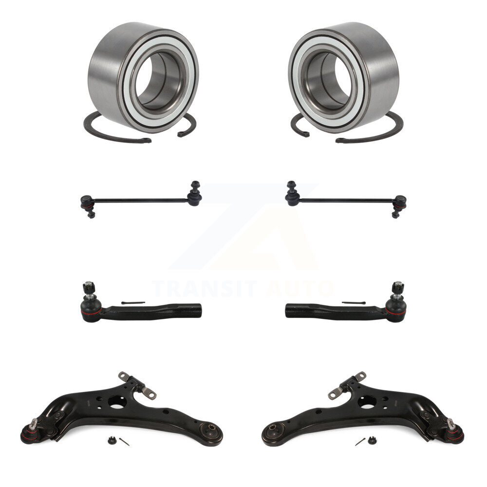 Front Outer Tie Rod Ends Pair For Toyota Sienna 2011-2019 (Driver & Passenger Side) - Direct Fit Replacement By Evan-Fischer