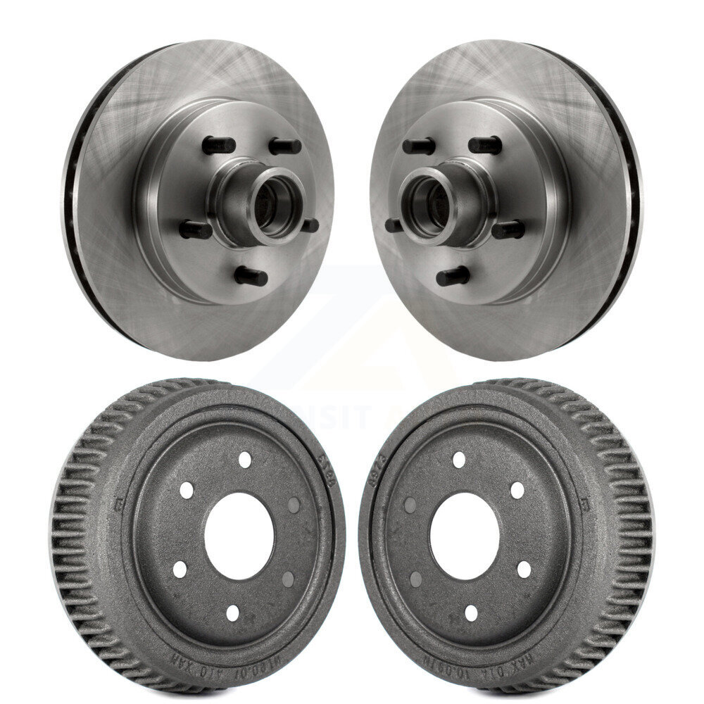 CMX - K8-102186 - Front and Rear Disc Brake Rotor and Hub Assembly Kits