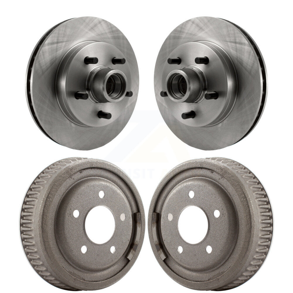 CMX - K8-102187 - Front and Rear Disc Brake Rotor and Hub Assembly Kits