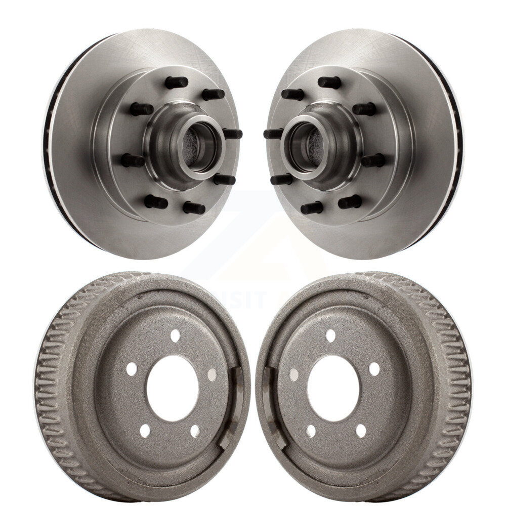 CMX - K8-102188 - Front and Rear Disc Brake Rotor and Hub Assembly Kits