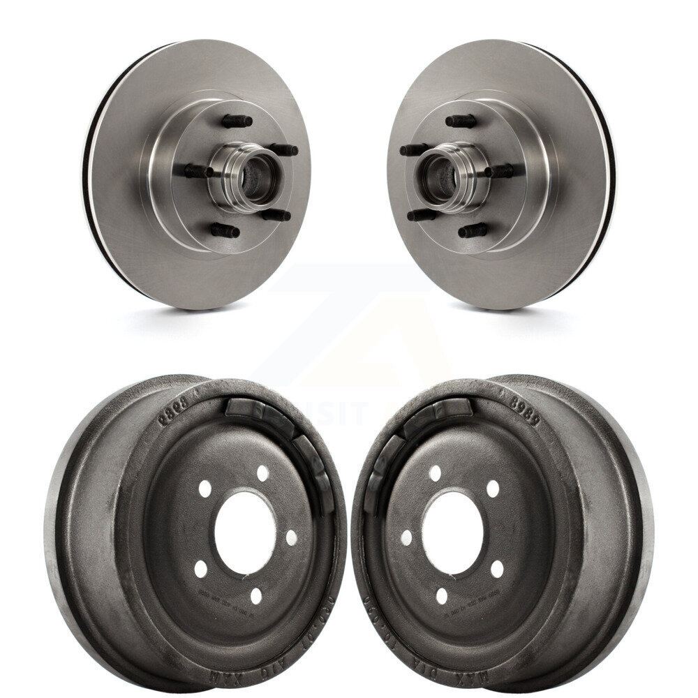 CMX - K8-102189 - Front and Rear Disc Brake Rotor and Hub Assembly Kits