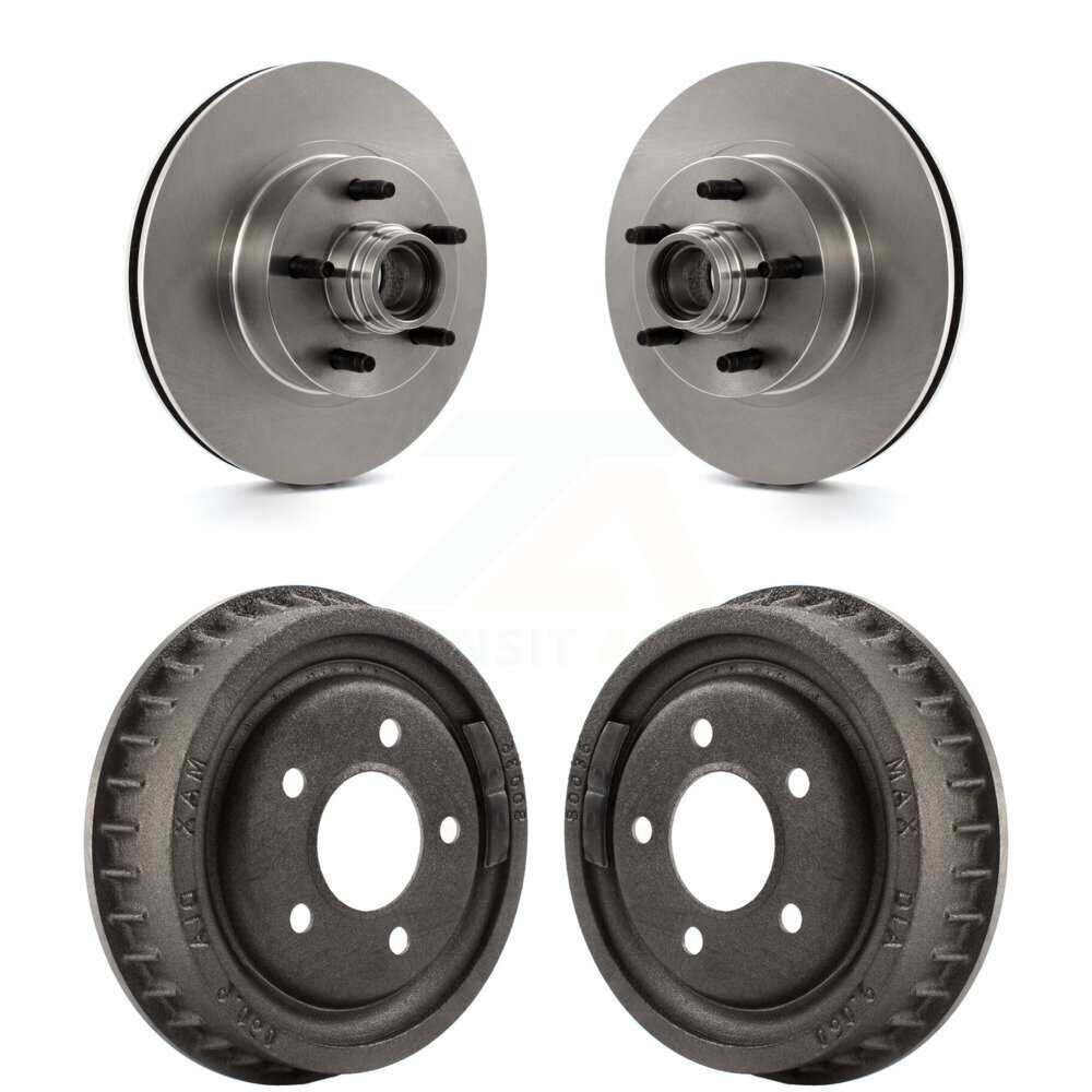 CMX - K8-102190 - Front and Rear Disc Brake Rotor and Hub Assembly Kits
