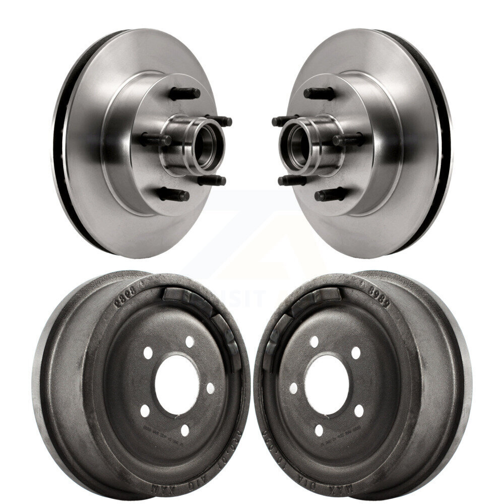 CMX - K8-102193 - Front and Rear Disc Brake Rotor and Hub Assembly Kits