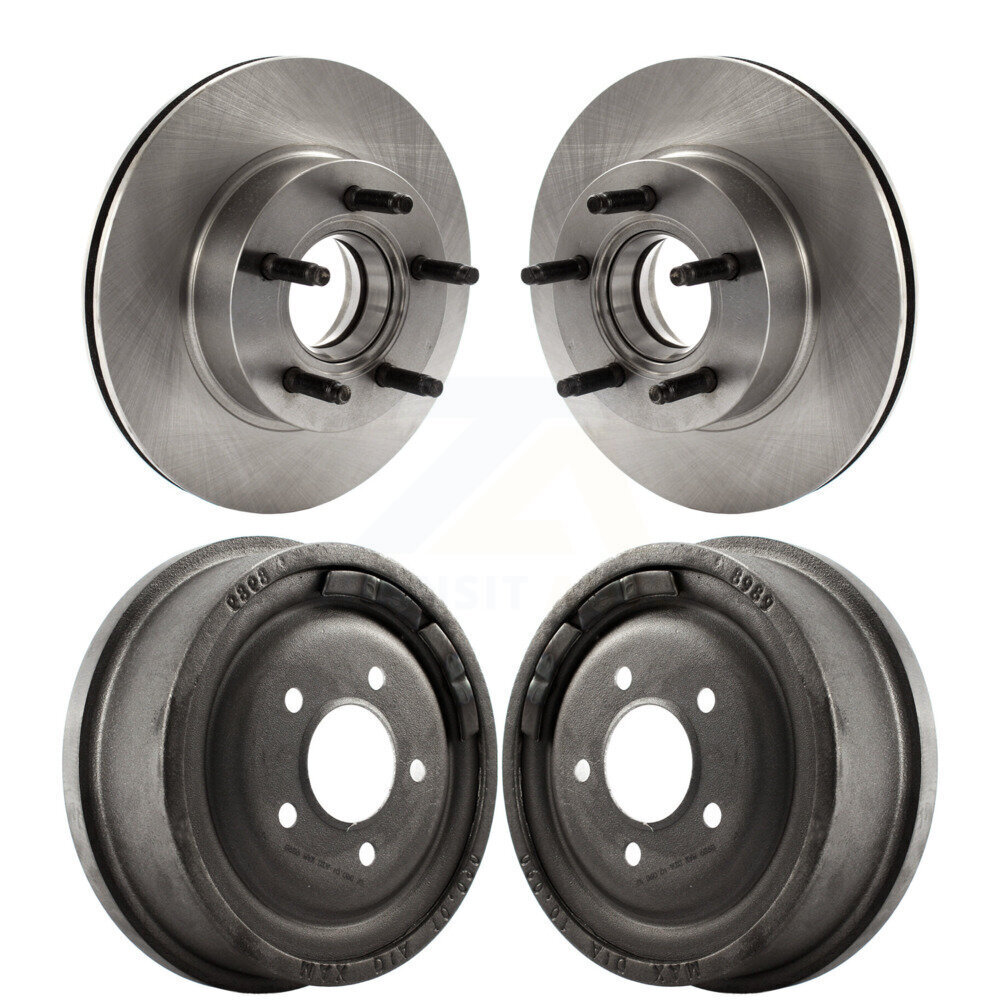 CMX - K8-102196 - Front and Rear Disc Brake Rotor and Hub Assembly Kits