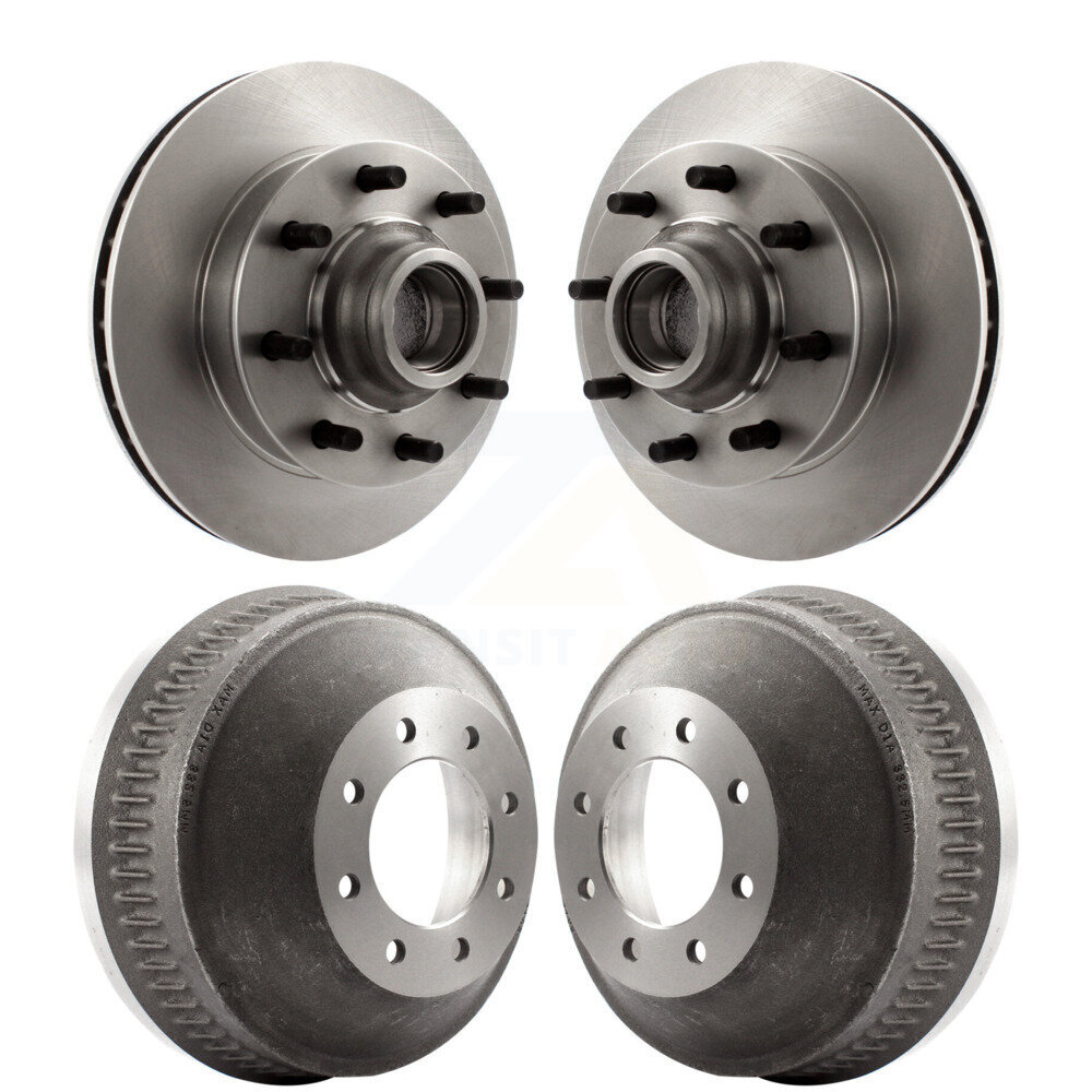 CMX - K8-102198 - Front and Rear Disc Brake Rotor and Hub Assembly Kits