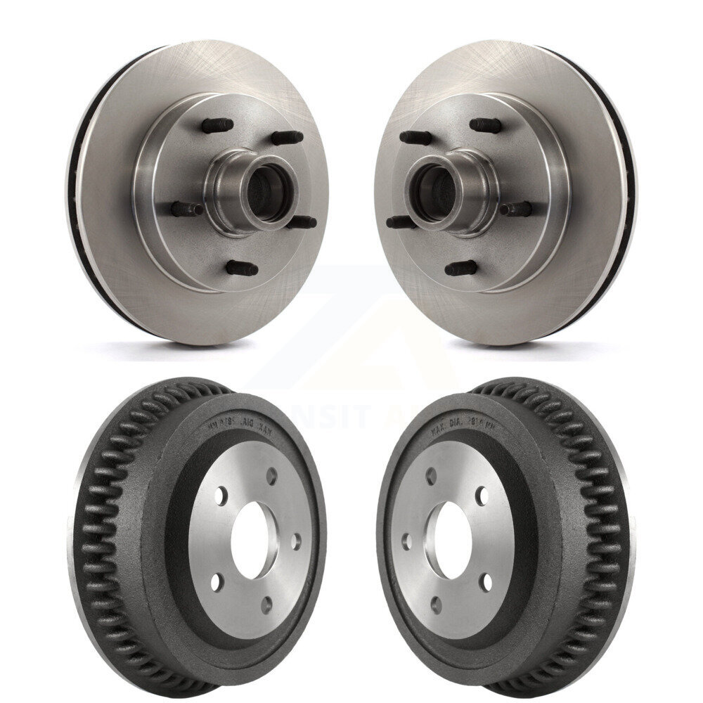 CMX - K8-102200 - Front and Rear Disc Brake Rotor and Hub Assembly Kits