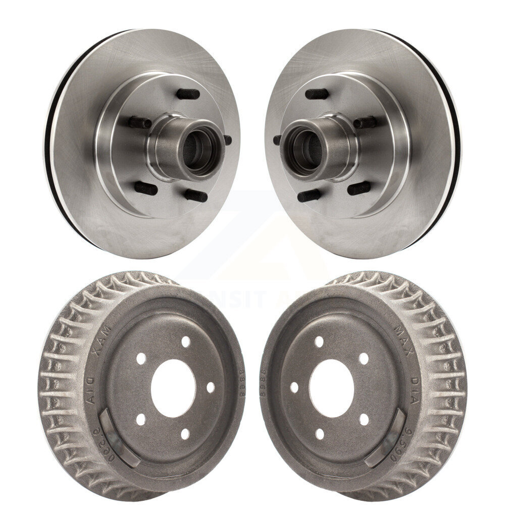 CMX - K8-102201 - Front and Rear Disc Brake Rotor and Hub Assembly Kits