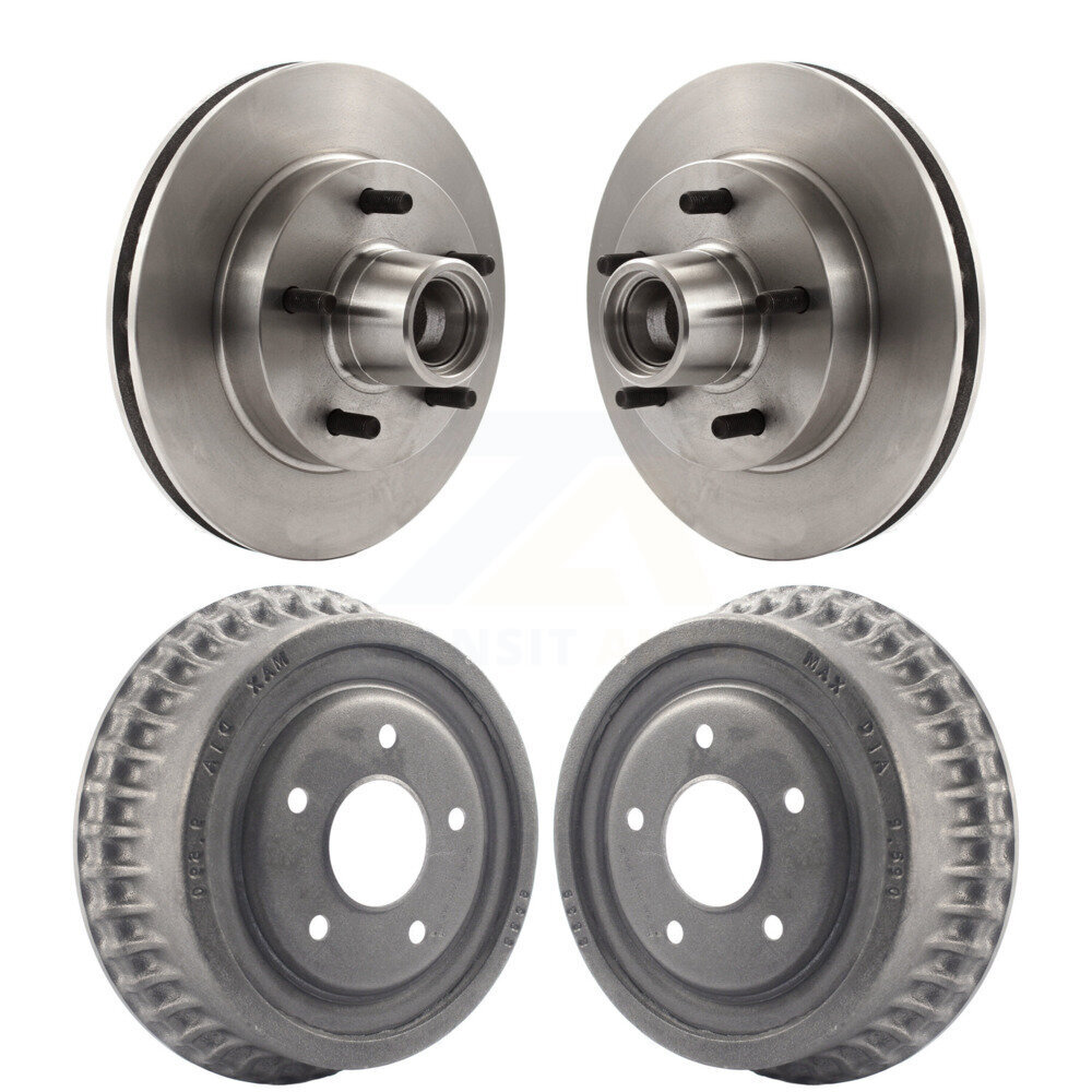 CMX - K8-102203 - Front and Rear Disc Brake Rotor and Hub Assembly Kits