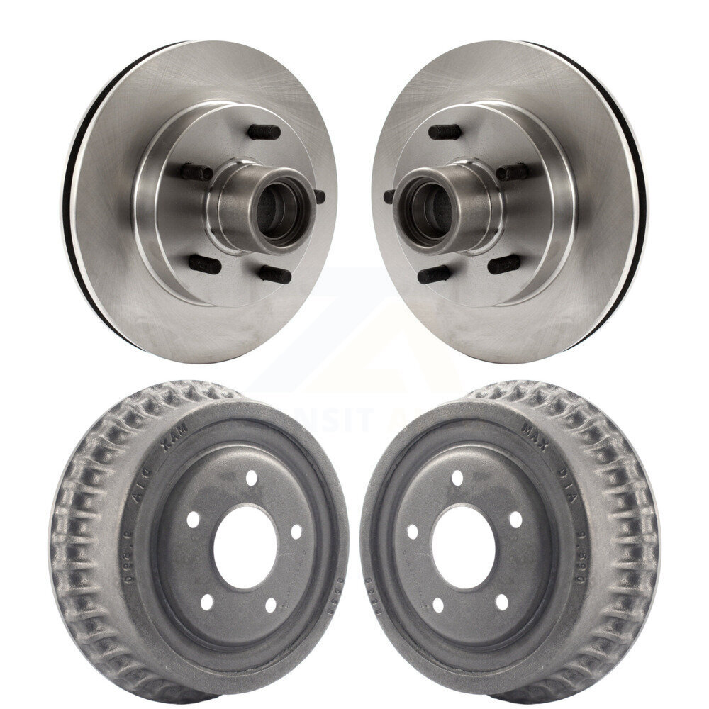 CMX - K8-102204 - Front and Rear Disc Brake Rotor and Hub Assembly Kits