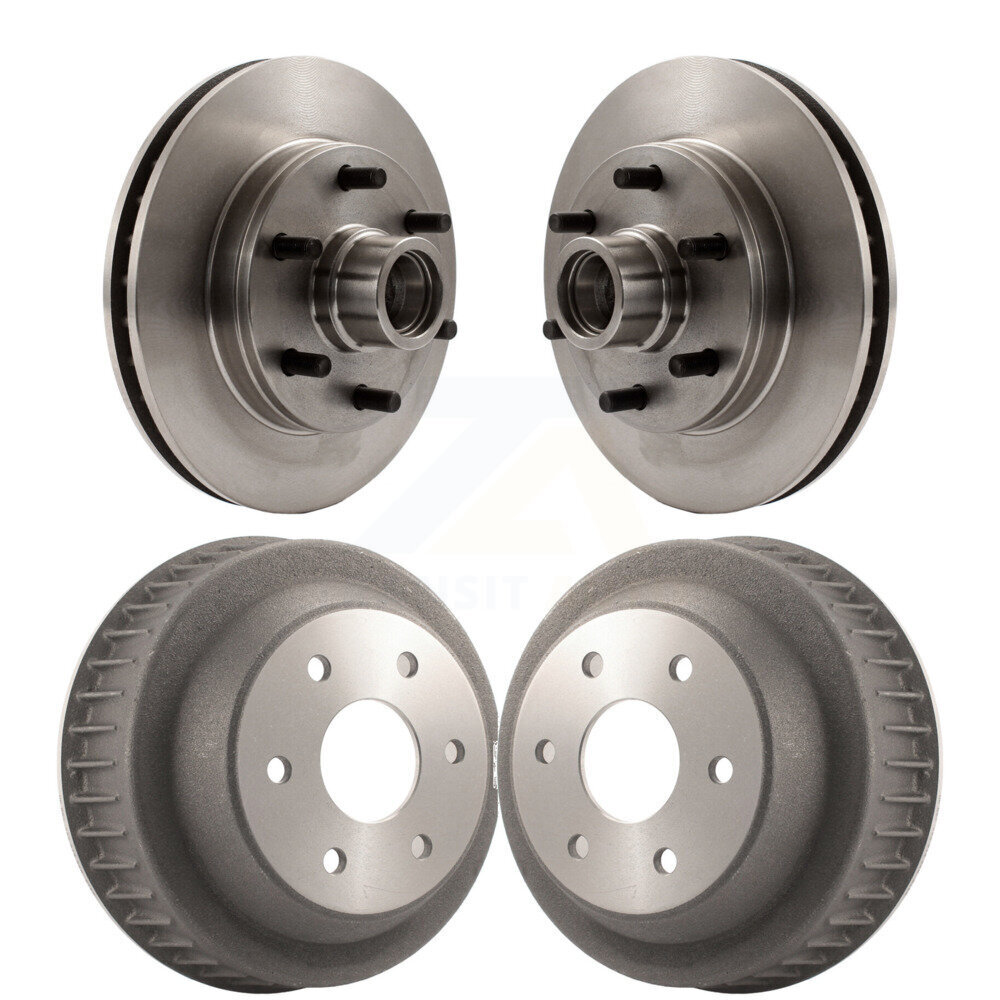 CMX - K8-102214 - Front and Rear Disc Brake Rotor and Hub Assembly Kits