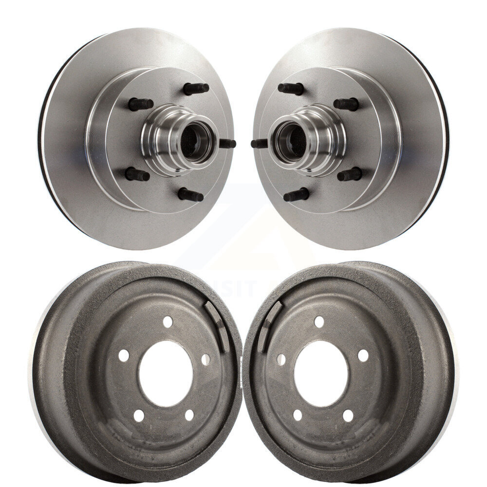 CMX - K8-102217 - Front and Rear Disc Brake Rotor and Hub Assembly Kits