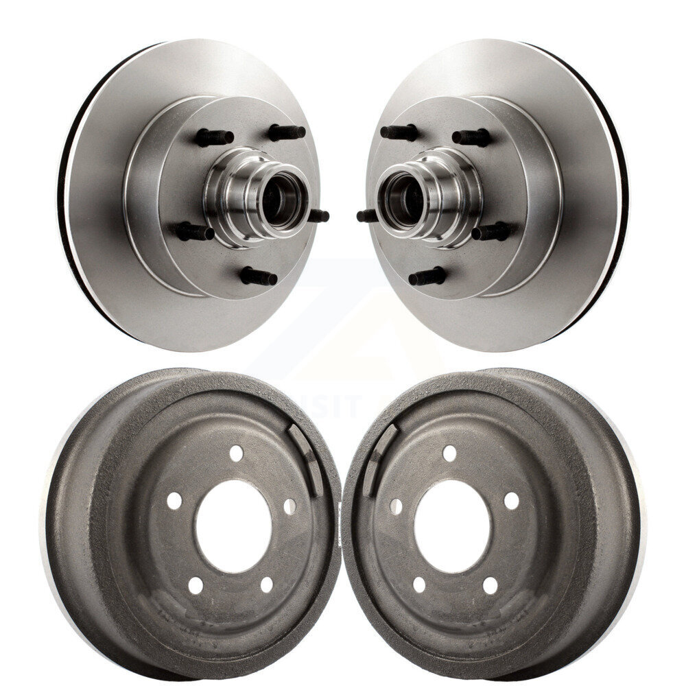 CMX - K8-102218 - Front and Rear Disc Brake Rotor and Hub Assembly Kits