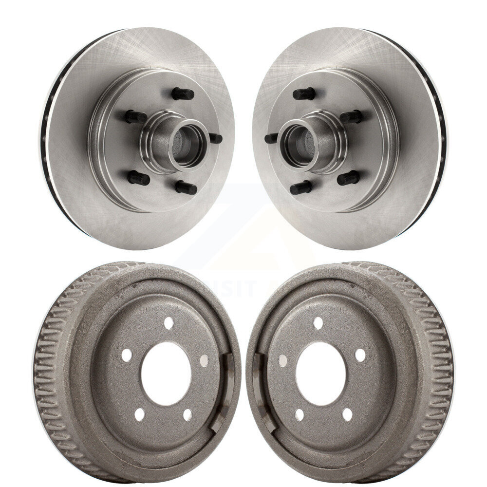 CMX - K8-102219 - Front and Rear Disc Brake Rotor and Hub Assembly Kits