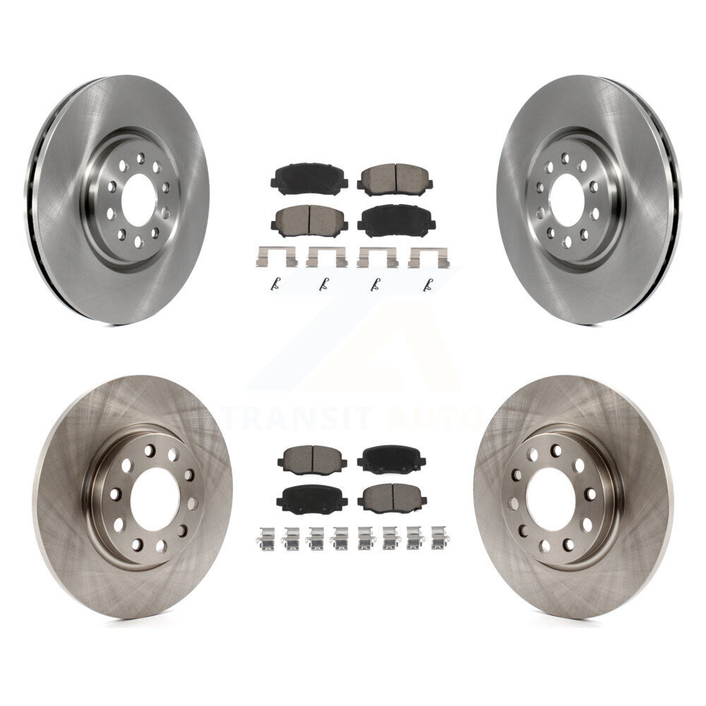 CMX Front Rear Disc Brake Rotors And Ceramic Pads Kit K8C-100997