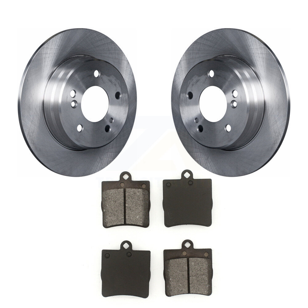 Transit Auto Rear Disc Brake Rotors And Semi-Metallic Pads Kit K8S-101730