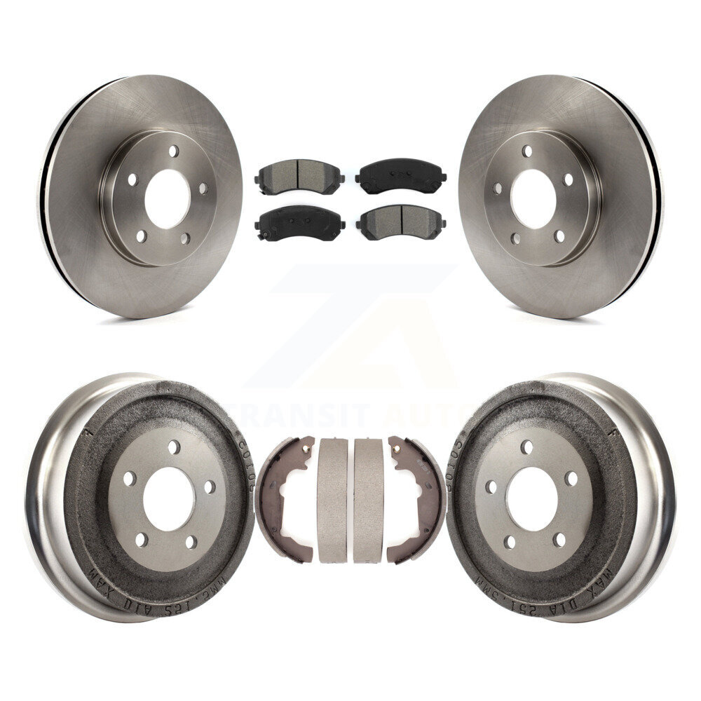 Transit Auto - K8S-103227 - Front and Rear Disc Brake Kits