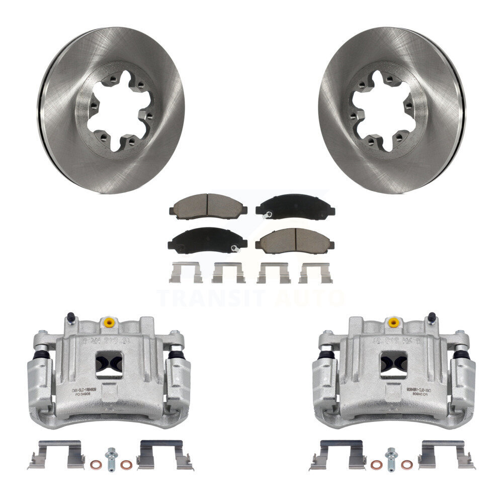 CMX Front Disc Brake Caliper Rotors And Ceramic Pads Kit KC8-100078C
