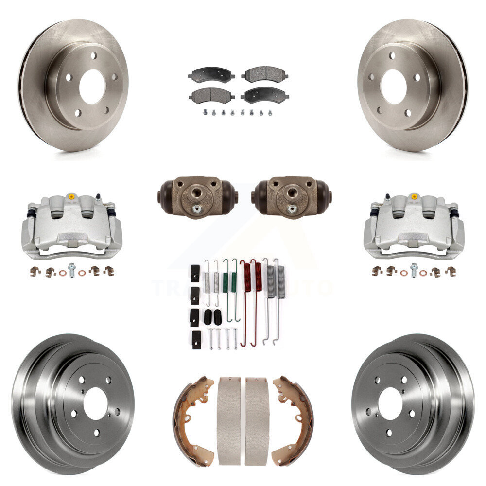 Transit Auto - KC8-100908P - Front and Rear Disc Brake Kits