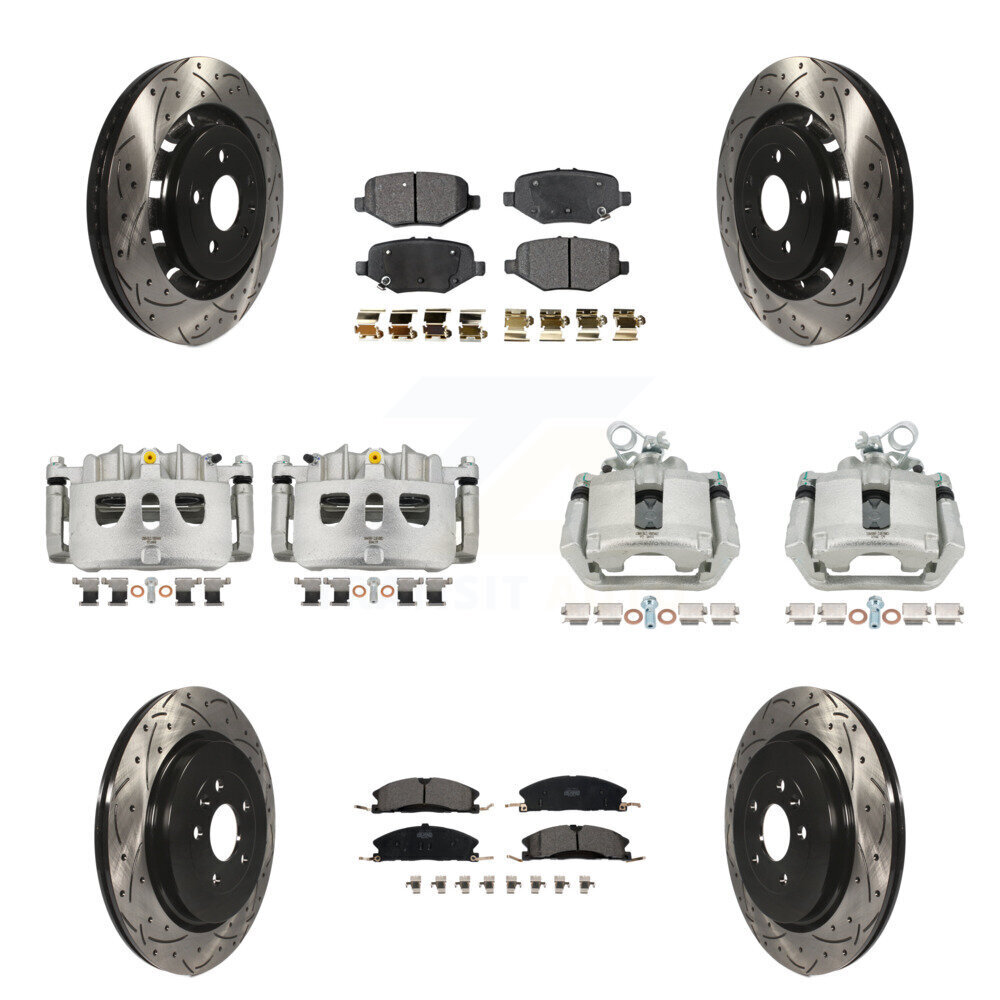 Transit Auto - KCD-100240T - Front and Rear Disc Brake Kits
