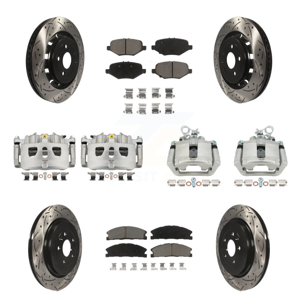 Transit Auto - KCD-100395C - Front and Rear Disc Brake Kits