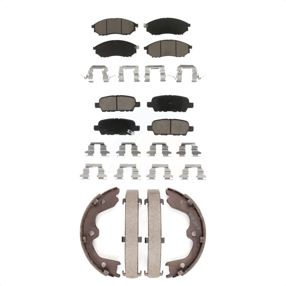Transit Auto - KCN-100003 - Front and Rear Disc Brake Pad Kits