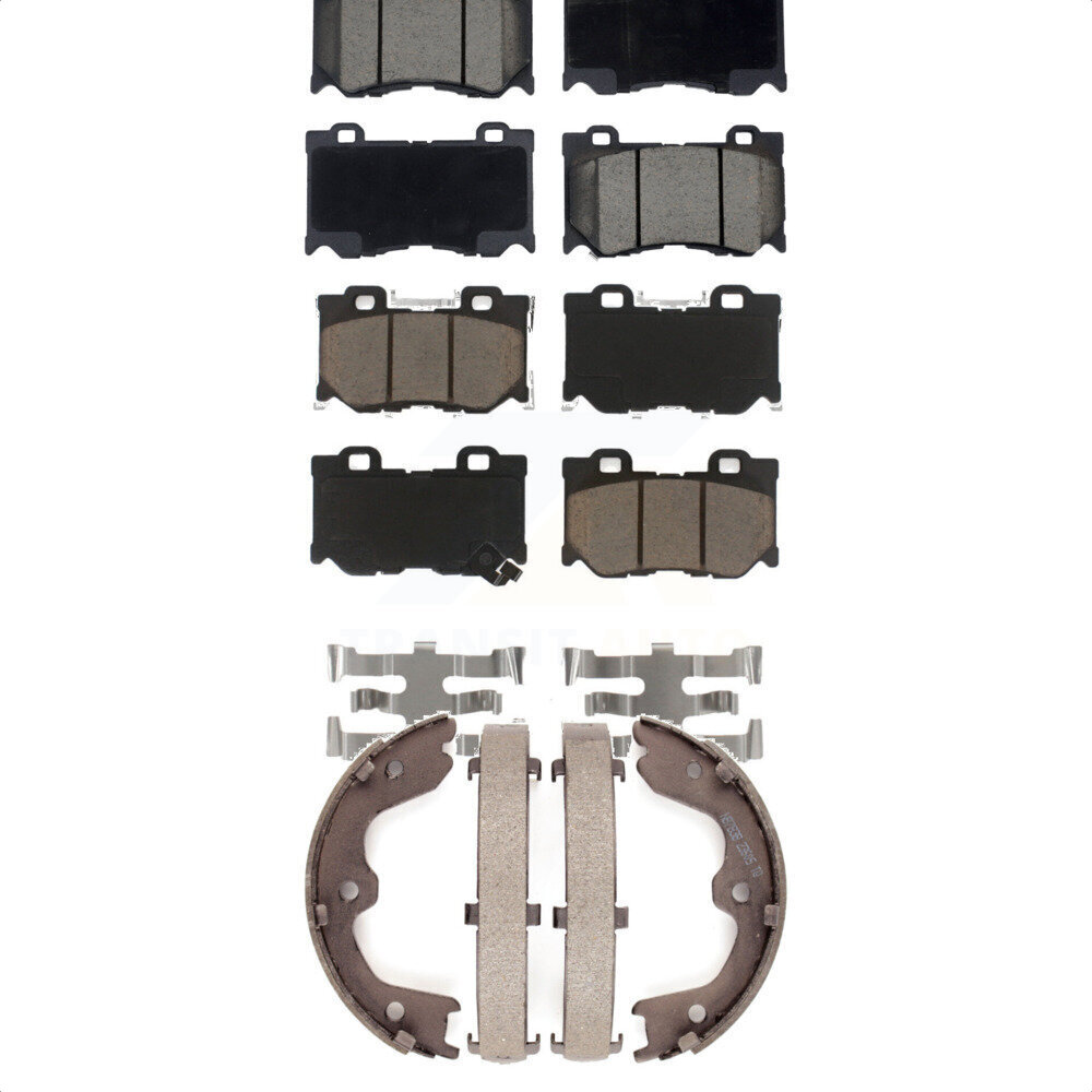 Transit Auto - KCN-100004 - Front and Rear Disc Brake Pad Kits