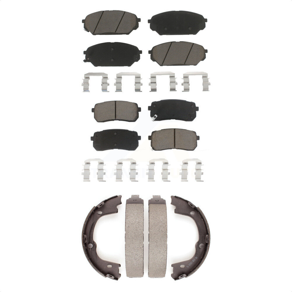 Transit Auto - KCN-100009 - Front and Rear Disc Brake Pad Kits