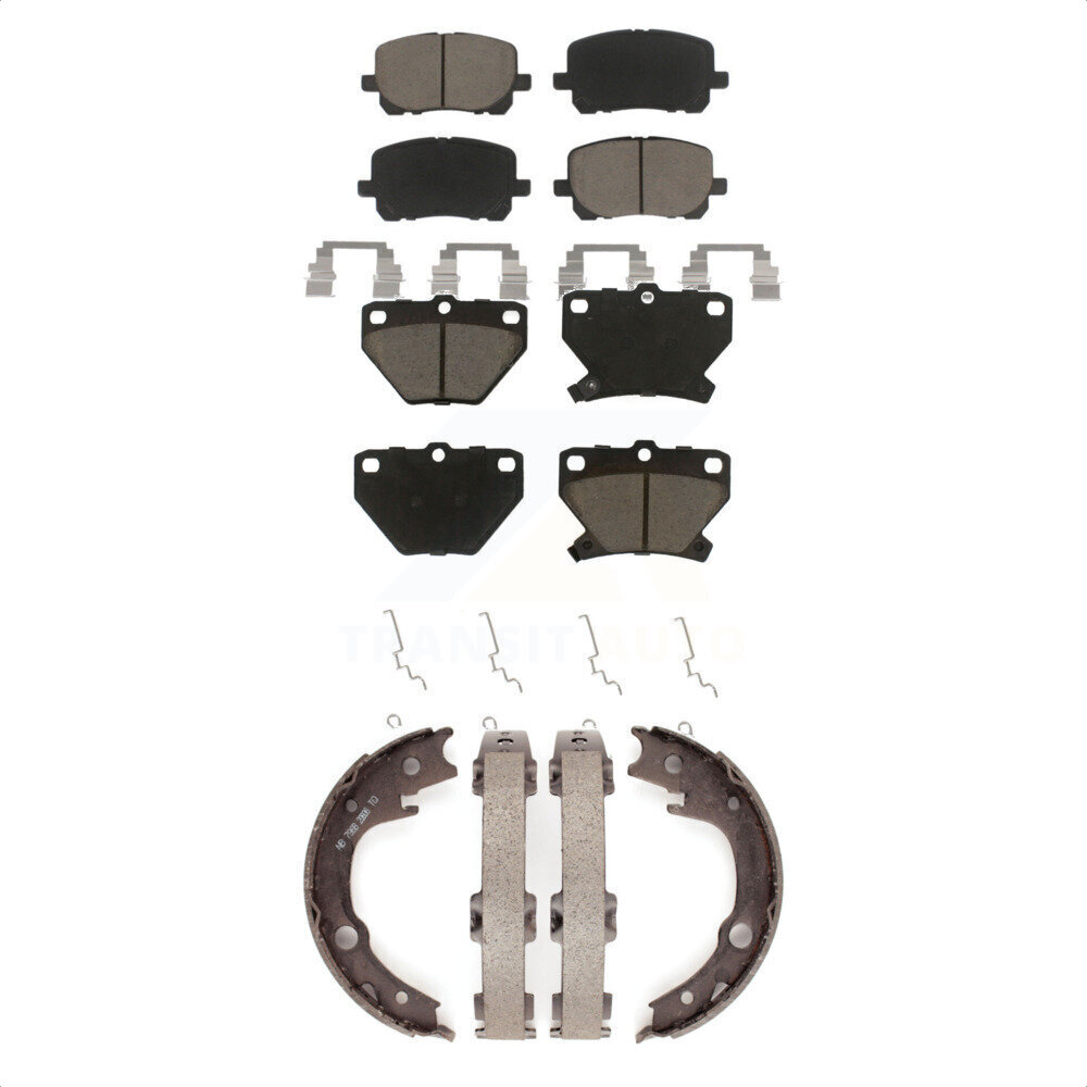 Transit Auto - KCN-100010 - Front and Rear Disc Brake Pad Kits