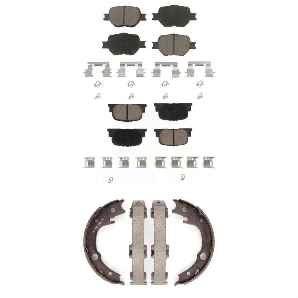 Transit Auto - KCN-100011 - Front and Rear Disc Brake Pad Kits