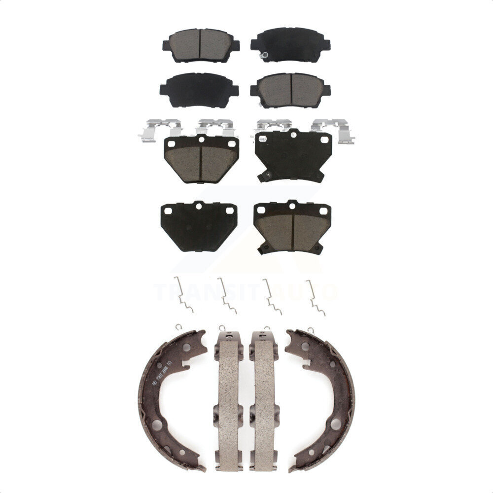 Transit Auto - KCN-100013 - Front and Rear Disc Brake Pad Kits