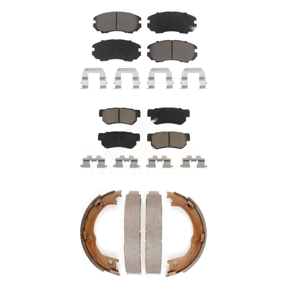 Transit Auto - KCN-100016 - Front and Rear Disc Brake Pad Kits