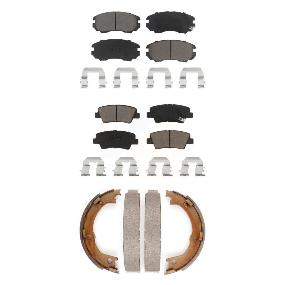 Transit Auto - KCN-100017 - Front and Rear Disc Brake Pad Kits