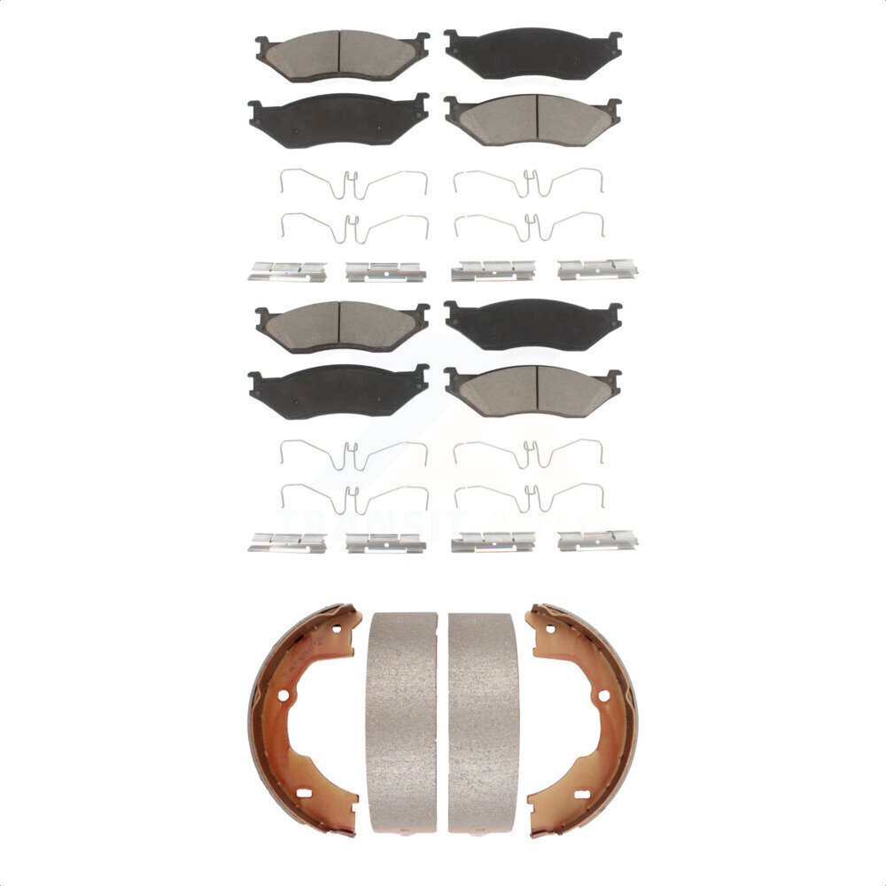 Transit Auto - KCN-100022 - Front and Rear Disc Brake Pad Kits