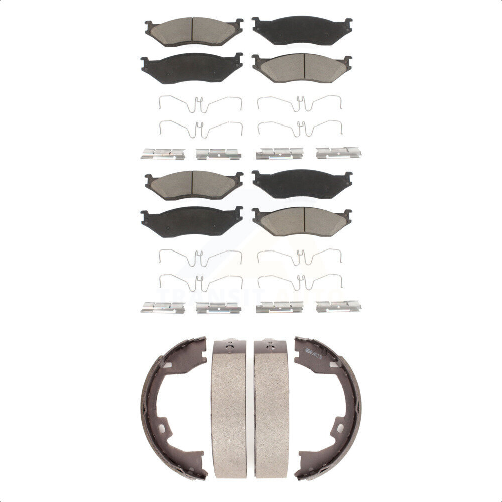Transit Auto - KCN-100023 - Front and Rear Disc Brake Pad Kits